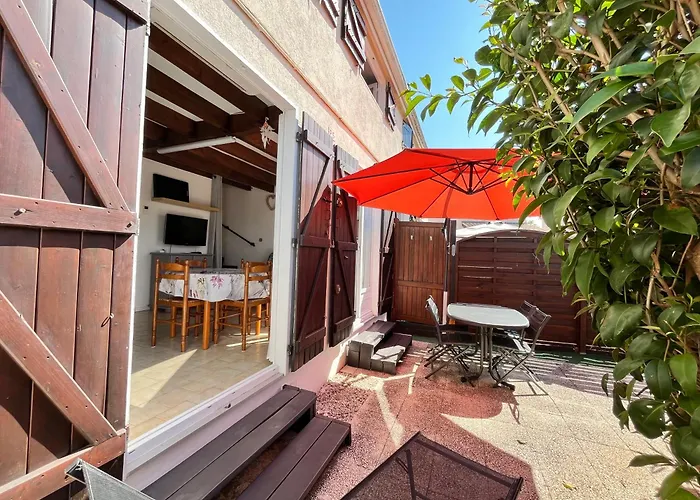 Maison T3 4 Couchages, Terrasse Cloturee, Sun Village Avec Piscine Commune, 300m De La A -lrsunp5 Portiragnes