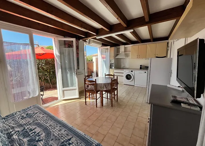 Maison T3 4 Couchages, Terrasse Cloturee, Sun Village Avec Piscine Commune, 300m De La A -lrsunp5 Villa Portiragnes